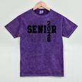 Senior Class Of 2026 Varsity Text Graduation Mineral Wash Tshirts Mineral Purple