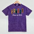 Senior Class Of 2026 Women Men Graduation Class Of 2026 Mineral Wash Tshirts Mineral Purple