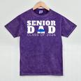 Senior Dad 2026 Class Of 2026 Graduation Mineral Wash Tshirts Mineral Purple