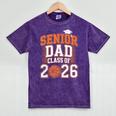 Senior Dad Class Of 2026 Graduate Basketball Graduation 2026 Mineral Wash Tshirts Mineral Purple