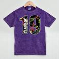 Senior Floral Class Of 2019 Shirt Graduation Idea Mineral Wash Tshirts Mineral Purple