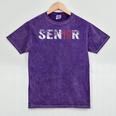 Senior Grad Shirt-Senior Class Of 2019 Graduation Shirt Mineral Wash Tshirts Mineral Purple