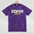 Senior Mom 2026 Class Of 2026 Graduation 26 Family Matching Mineral Wash Tshirts Mineral Purple