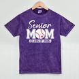 Senior Mom Class Of 2026 Baseball Mom Graduation Mineral Wash Tshirts Mineral Purple