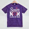 Senior Mom Class Of 2026 Graduation Senior 2026 Mom Mineral Wash Tshirts Mineral Purple