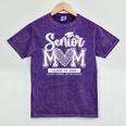 Senior Mom Class Of 2026 Senior Mama 2026 Graduation Leopard Premium Tri-Blend Mineral Wash Tshirts Mineral Purple