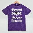 Senior Mom Class Of 2026 Soccer Mom Graduation Mineral Wash Tshirts Mineral Purple