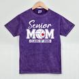 Senior Mom Class Of 2026 Volleyball Mom Graduation Mineral Wash Tshirts Mineral Purple