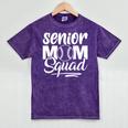 Senior Mom Squad Baseball Class Of 2023 Graduation Mineral Wash Tshirts Mineral Purple