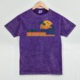 Senior Sunrise 2026 Graduation Cool Retro High School Mineral Wash Tshirts Mineral Purple