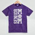 Senior Volleyball Mom 2026 Class Graduation Volleyball Premium Tri-Blend Mineral Wash Tshirts Mineral Purple