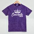 Seniorella 2019 T Shirt Senior Class Of 19 Graduation Mineral Wash Tshirts Mineral Purple