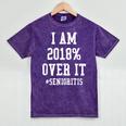 Senioritis Shirt For Senior Graduation Class Of 2018 Mineral Wash Tshirts Mineral Purple