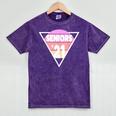 Seniors 2021 For Her Him Retro 21 Graduation Class Mineral Wash Tshirts Mineral Purple