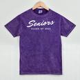 Seniors Class Of 2022 Senior Graduation Mineral Wash Tshirts Mineral Purple