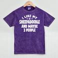 Sheepadoodle Fur Parent Sheeppoo Lover Dog Owner Introvert Mineral Wash Tshirts Mineral Purple Sheepadoodle Fur Parent Sheeppoo Lover Dog Owner Introvert Mineral Wash Tshirts Mineral Purple