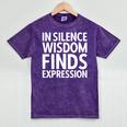 In Silence Wisdom Finds Expression Introvert Quote Mineral Wash Tshirts Mineral Purple In Silence Wisdom Finds Expression Introvert Quote Mineral Wash Tshirts Mineral Purple