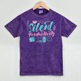 Silent Productivity Introvert Office Staff Secretary Admin Mineral Wash Tshirts Mineral Purple Silent Productivity Introvert Office Staff Secretary Admin Mineral Wash Tshirts Mineral Purple