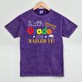 Sixth 6th Grade 2018 Nailed It Graduation Shirt Mineral Wash Tshirts Mineral Purple