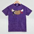 Sloth Graduation Shirt Cute Animal Diploma Grad Mineral Wash Tshirts Mineral Purple