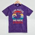 I Like Sloths And Maybe 3 People Sloth Introvert Vintage Mineral Wash Tshirts Mineral Purple I Like Sloths And Maybe 3 People Sloth Introvert Vintage Mineral Wash Tshirts Mineral Purple