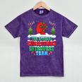 Snow Christmas Introvert Team Introverted Introvert Xmas Mineral Wash Tshirts Mineral Purple