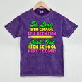So Long 8th Grade Hello High School Graduation Mineral Wash Tshirts Mineral Purple