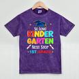 So Long Kindergarten Graduation 2025 Graduate 1st Grade Mineral Wash Tshirts Mineral Purple