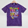So Long Pre-K Kindergarten Here I Come Graduation Kids Mineral Wash Tshirts Mineral Purple