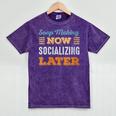 Soap Making Now Minimal Socializing Introvert Vintage Mineral Wash Tshirts Mineral Purple