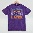 Soap Making Now Minimal Socializing Introvert Vintage Mineral Wash Tshirts Mineral Purple