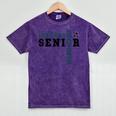 Soccer Senior Night Soccer Senior 2025 Graduation 28 Mineral Wash Tshirts Mineral Purple