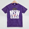 Social Work MSW Graduation Masters Degree Worker 2020 Mineral Wash Tshirts Mineral Purple
