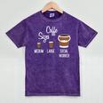 Social Work s Coffee Graduation Social Worker Mineral Wash Tshirts Mineral Purple