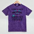 Sociology Degree Graduation Sociologist Bachelors 2025 Mineral Wash Tshirts Mineral Purple