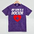 My Son Is A Doctor Shirt Proud Parents Graduation Mineral Wash Tshirts Mineral Purple