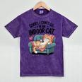 Sorry I Can’t Go I’m An Indoor Cat Couch Introvert Cat Mineral Wash Tshirts Mineral Purple Sorry I Can’t Go I’m An Indoor Cat Couch Introvert Cat Mineral Wash Tshirts Mineral Purple