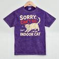 Sorry I Can't Go I'm An Indoor Cat Introvert Cat Owner Mineral Wash Tshirts Mineral Purple Sorry I Can't Go I'm An Indoor Cat Introvert Cat Owner Mineral Wash Tshirts Mineral Purple