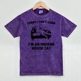 Sorry I Can't Go I'm An Indoor Cat Introvert Saying Mineral Wash Tshirts Mineral Purple Sorry I Can't Go I'm An Indoor Cat Introvert Saying Mineral Wash Tshirts Mineral Purple