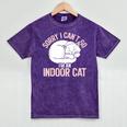Sorry I Can't Go I'm An Indoor Cat Lazy Humor Introvert Cat Mineral Wash Tshirts Mineral Purple Sorry I Can't Go I'm An Indoor Cat Lazy Humor Introvert Cat Mineral Wash Tshirts Mineral Purple