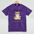 Sorry I Can't Indoor Cat Top For Introvert With Coffee Book Mineral Wash Tshirts Mineral Purple Sorry I Can't Indoor Cat Top For Introvert With Coffee Book Mineral Wash Tshirts Mineral Purple