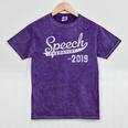 Speech Therapist Graduation 2019 Shirt Speech Therapy Mineral Wash Tshirts Mineral Purple