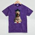 Spinone Italiano Dog Graduation Cap School Graduate Owner Men Women Kids Mineral Wash Tshirts Mineral Purple