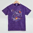 Splash Water Frutiger Aero Y2K Style Clownfish Premium Mineral Wash Tshirts Mineral Purple