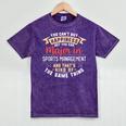 Sports Management Major Student Shirt Graduation Mineral Wash Tshirts Mineral Purple