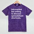 Spreadsheet Nerd Introverted Accountant Mineral Wash Tshirts Mineral Purple Spreadsheet Nerd Introverted Accountant Mineral Wash Tshirts Mineral Purple