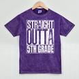 Straight Outta 5th Grade Shirt Graduation 2017 Mineral Wash Tshirts Mineral Purple