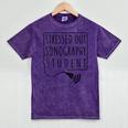 Stressed Sonography Student Ultrasound Tech Graduation Mineral Wash Tshirts Mineral Purple