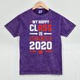 Student Graduation 2020 Tee My Happy Class Is Outta Here Mineral Wash Tshirts Mineral Purple