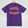 Another Sufre Mamon 80's Spanish Nostalgia Premium Tri-Blend Mineral Wash Tshirts Mineral Purple